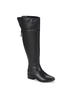 Bear trap Women's Black Over-the-Knee Zip Riding Boot Size 7.5